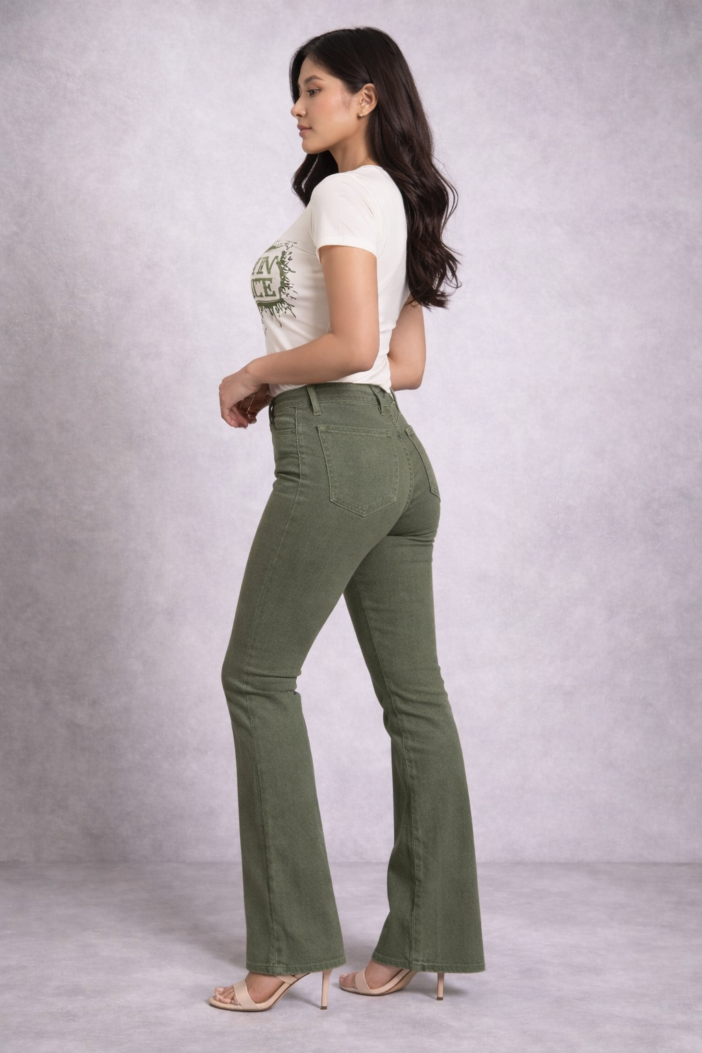 Mx Jeans High Rise Olive Skinny Pants