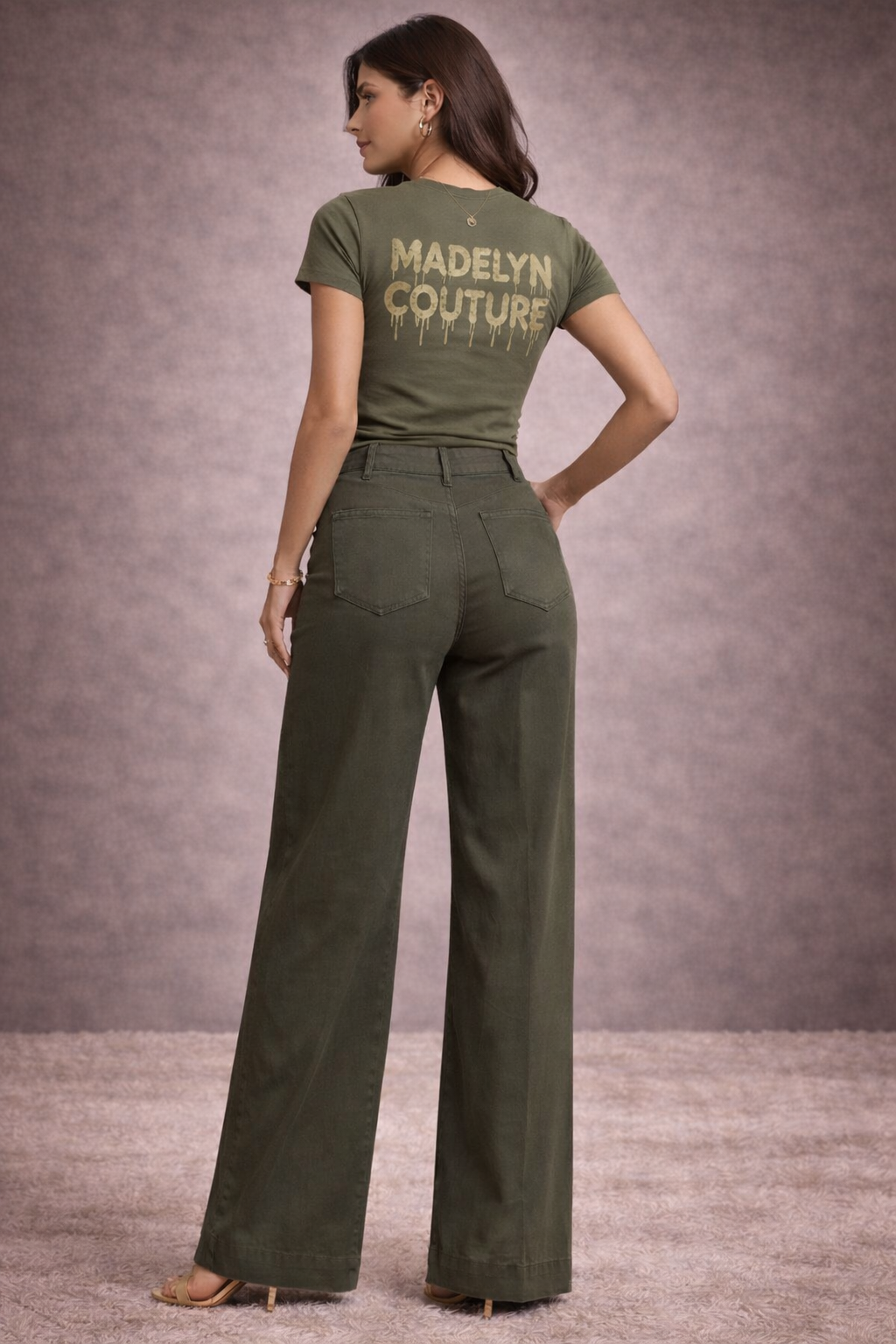 Joe's Jeans "The Mia" Coated Skinny Jeans Forest