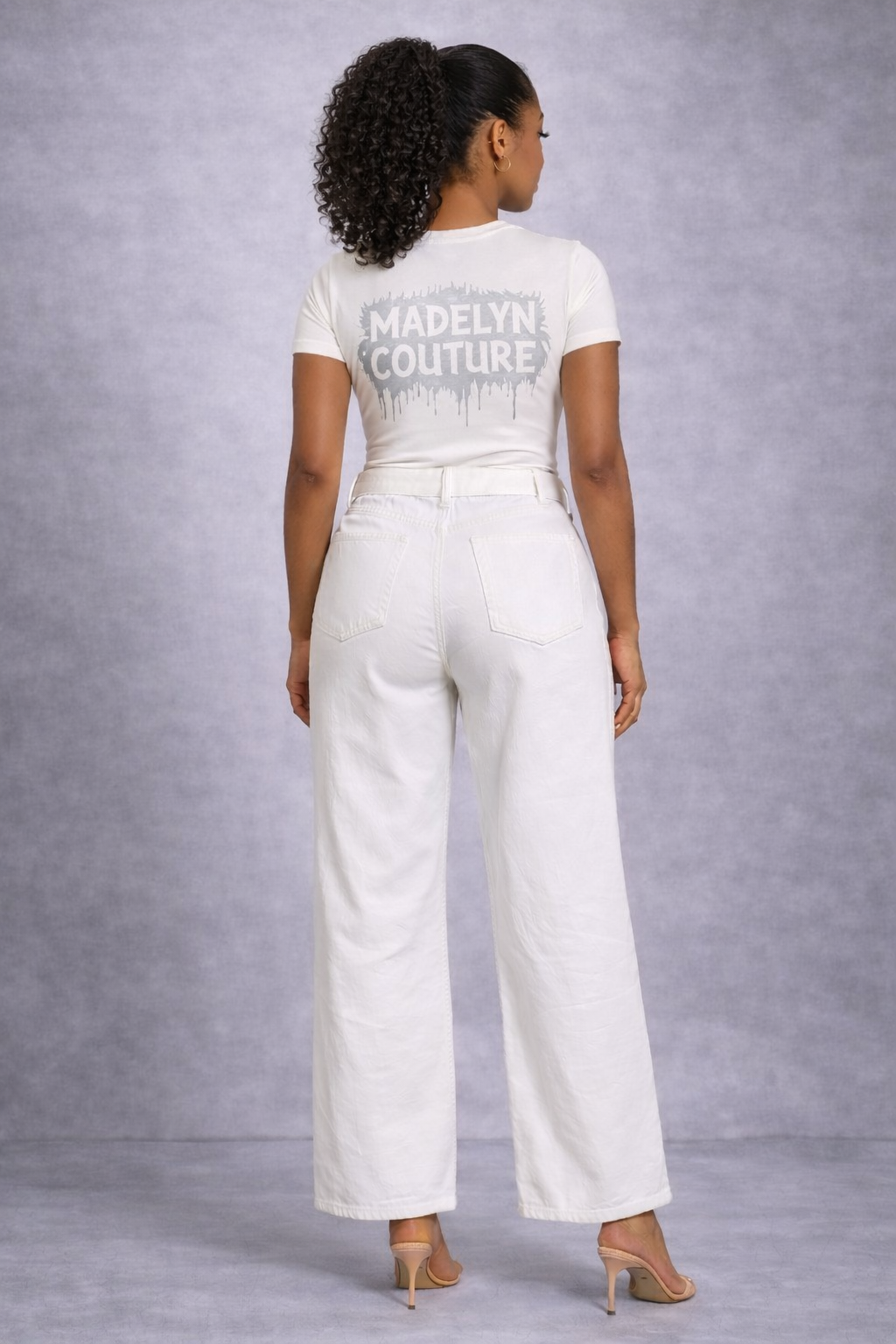 Rag & Bone Andi High Rise Wide Leg Jeans- Optic White