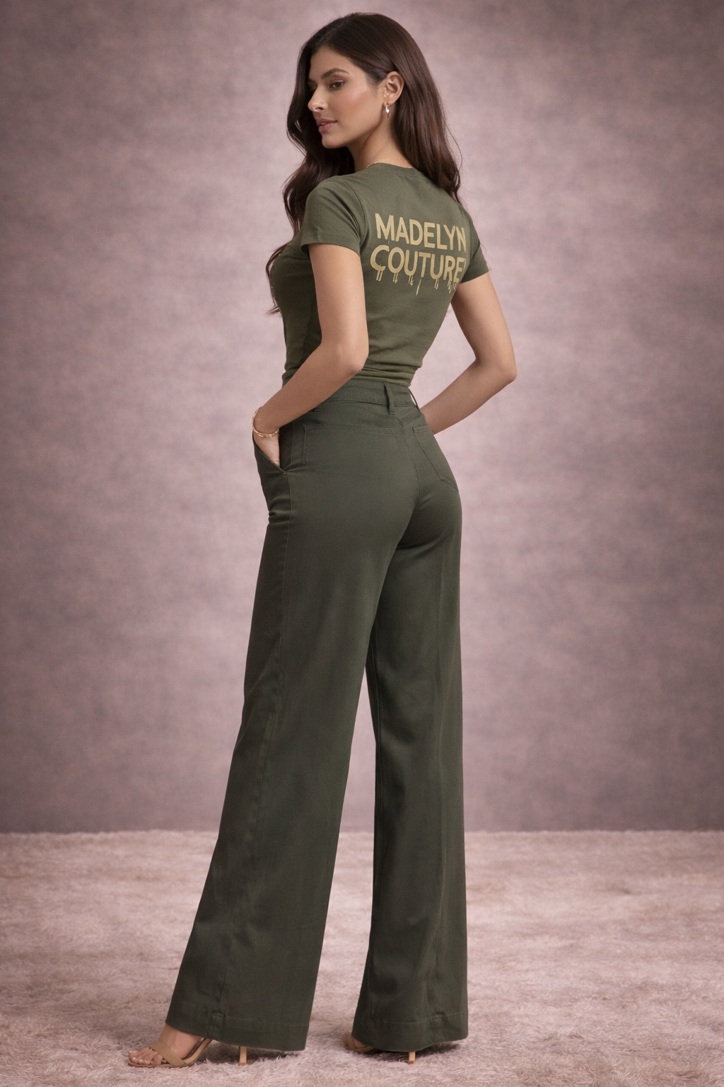 Joe's Jeans "The Mia" Coated Skinny Jeans Forest